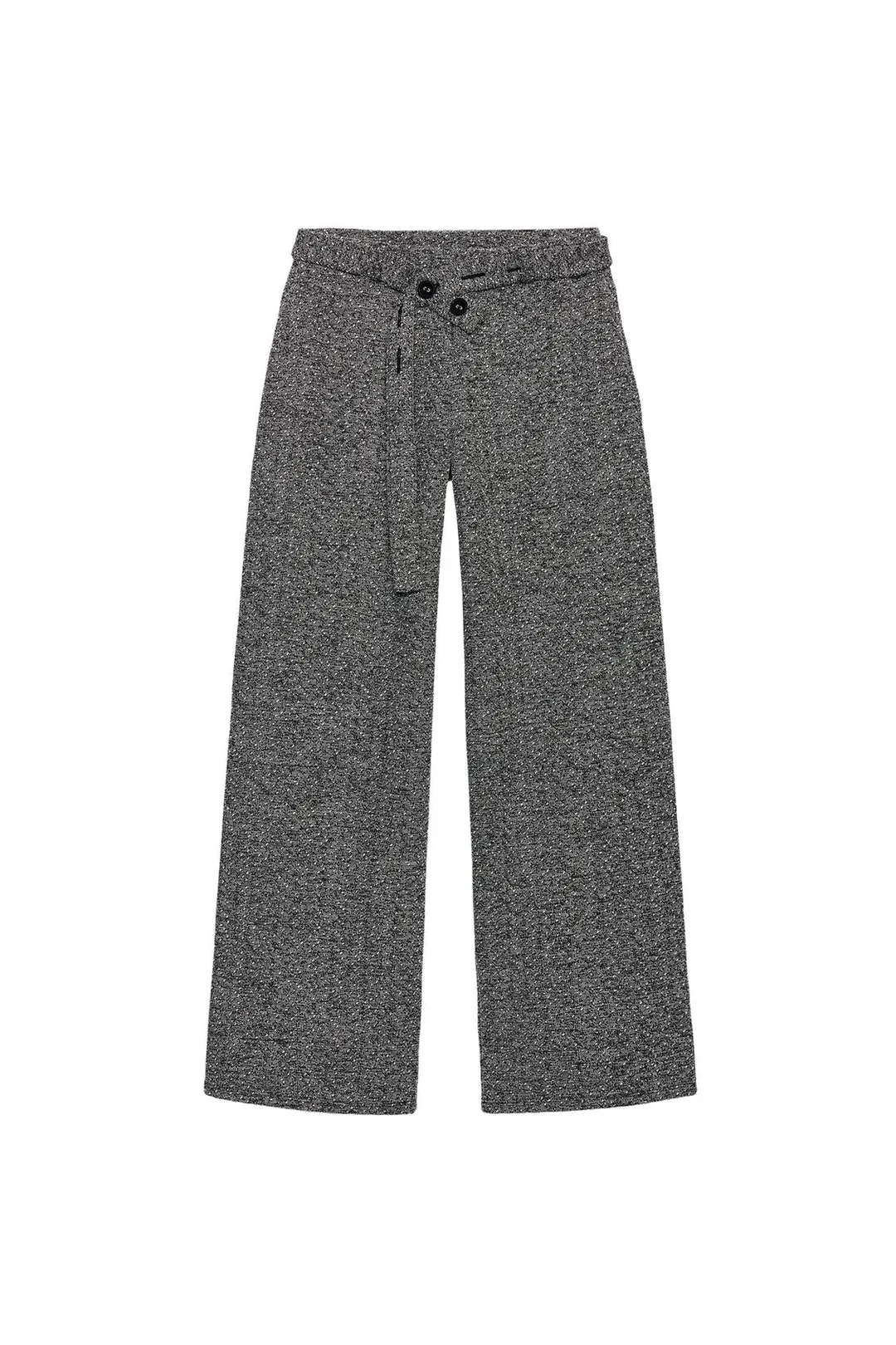 Брюки фактурные с поясом, Zara