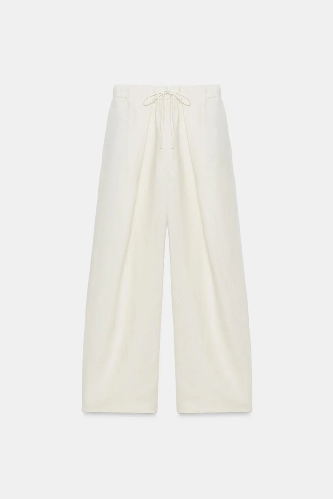 Брюки ZW Collection со складками из 100% льна, Zara