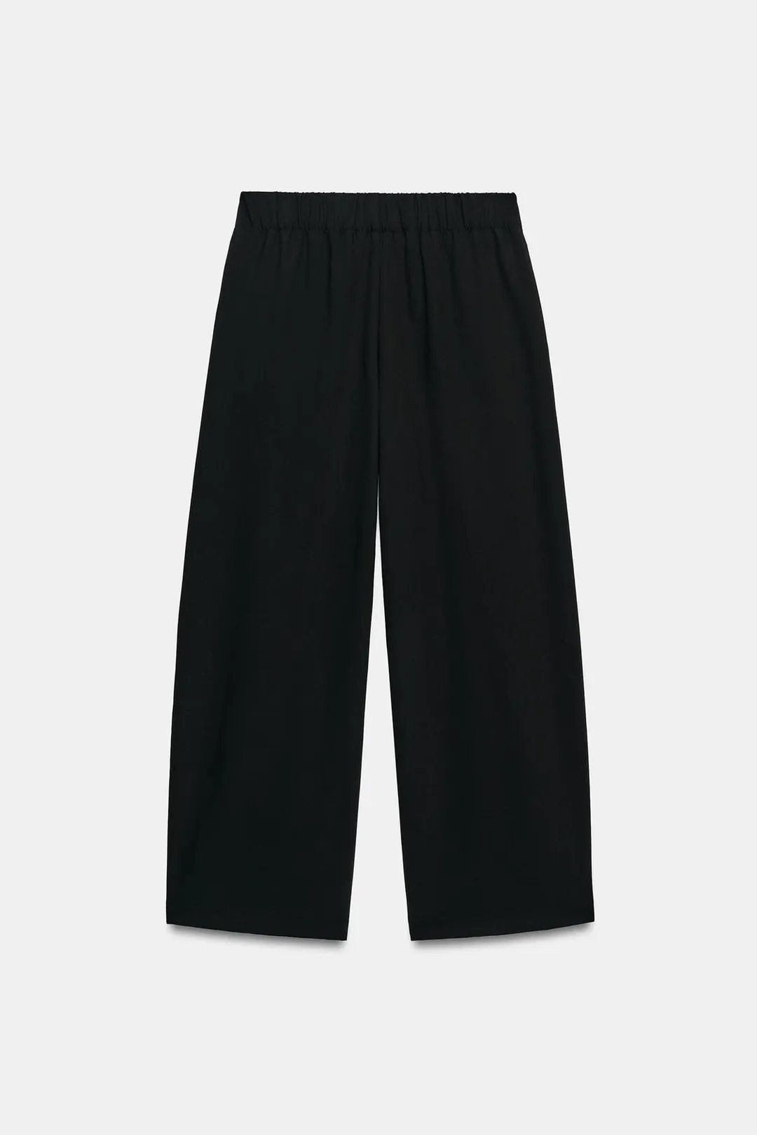 Брюки укороченные на резинке, Zara