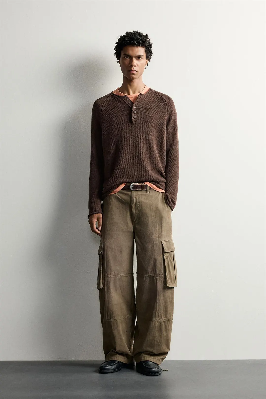 Брюки карго баллоны, Zara