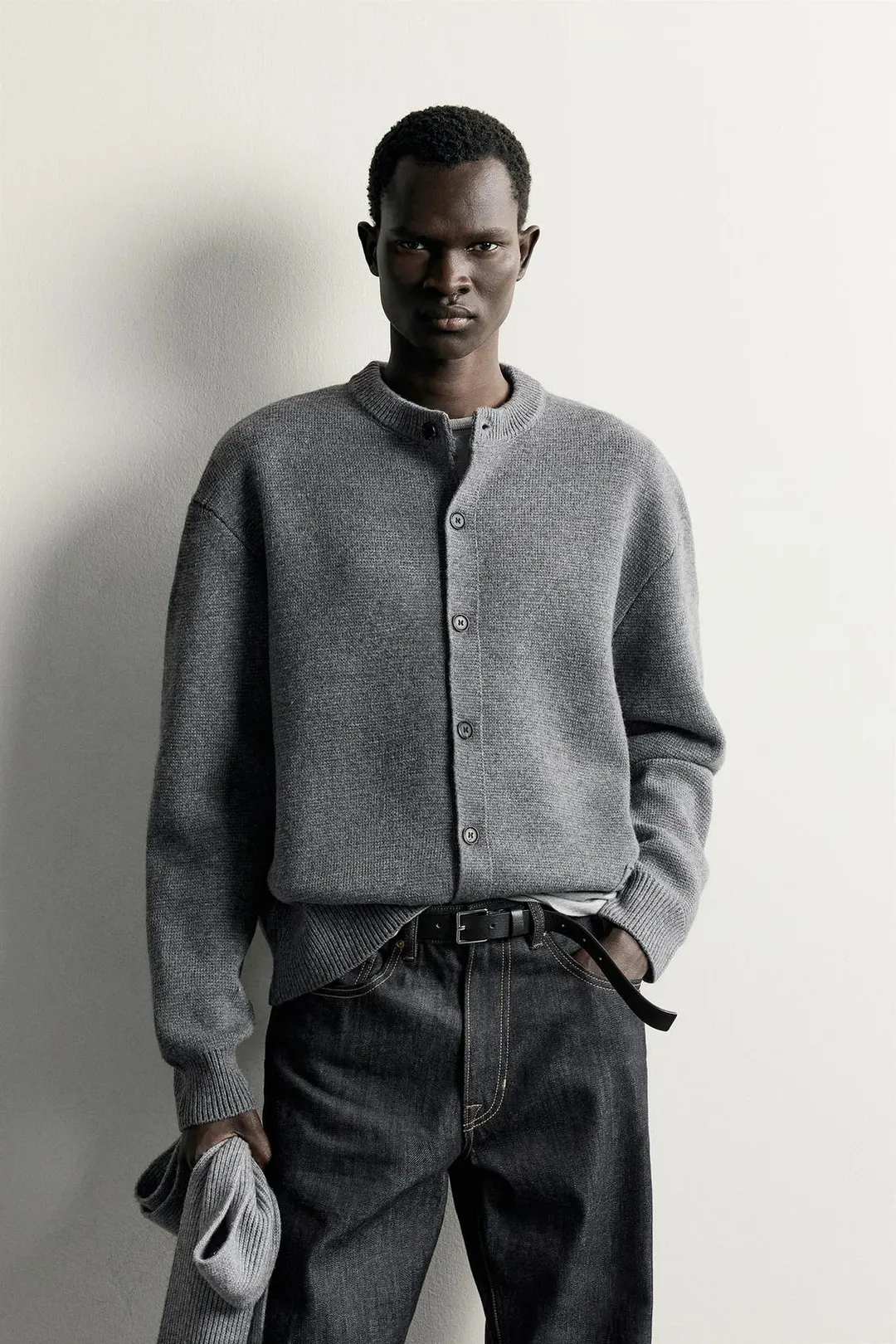 Кардиган свободного кроя с вышивкой, Zara