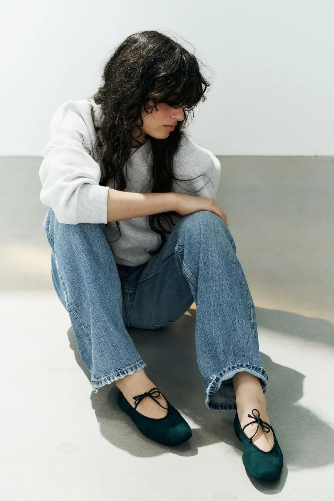 Балетки с бантом, Zara
