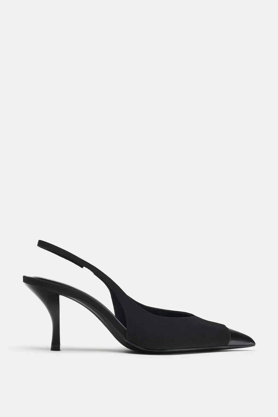Туфли с открытой пяткой на каблуке, Zara