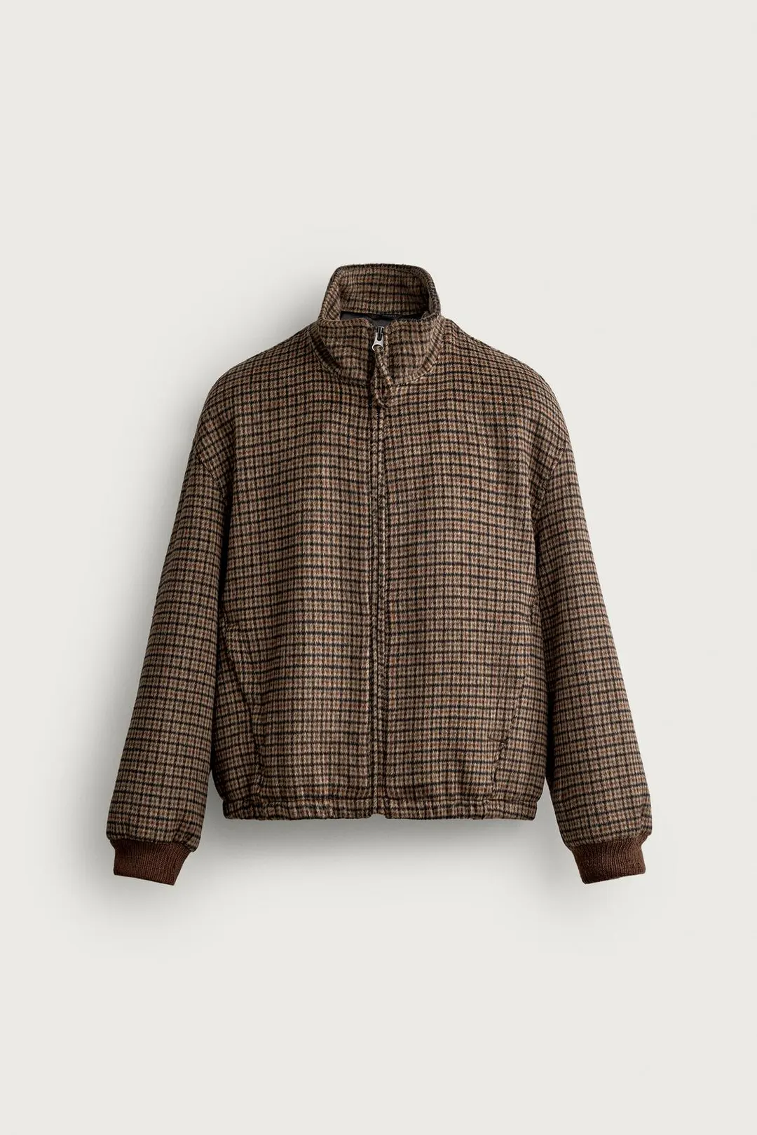 Утепленная куртка в клетку, Zara