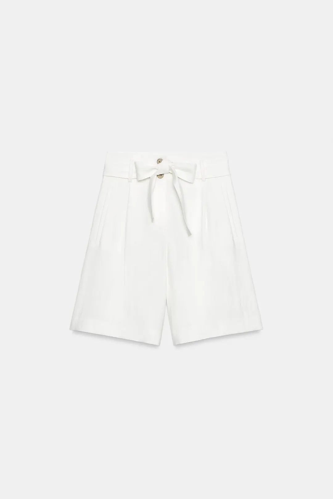 Бермуды с поясом-завязкой, Zara