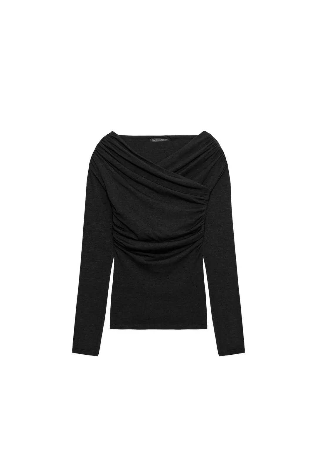 Топ с драпировкой и запахом, Zara