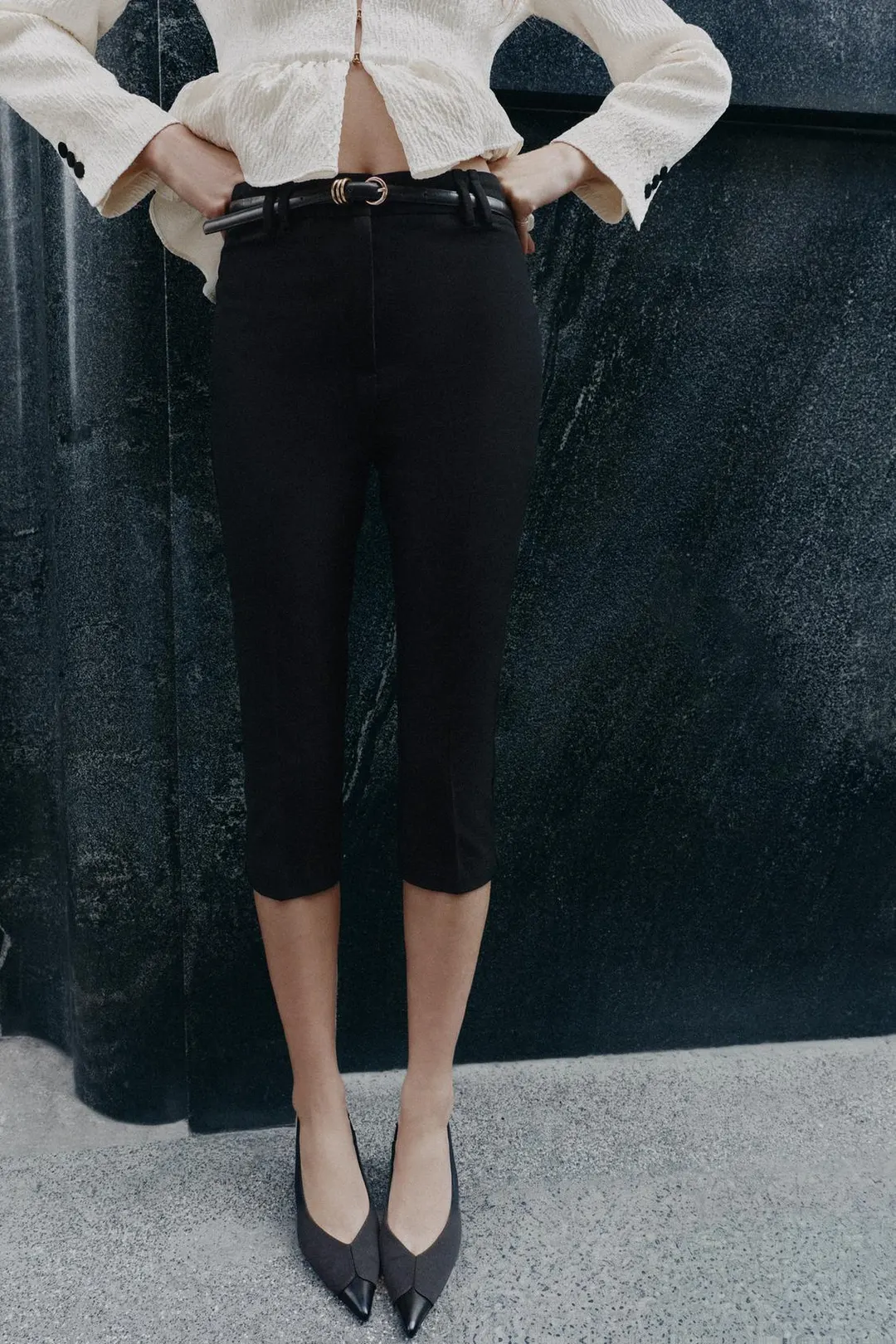 Капри с поясом, Zara