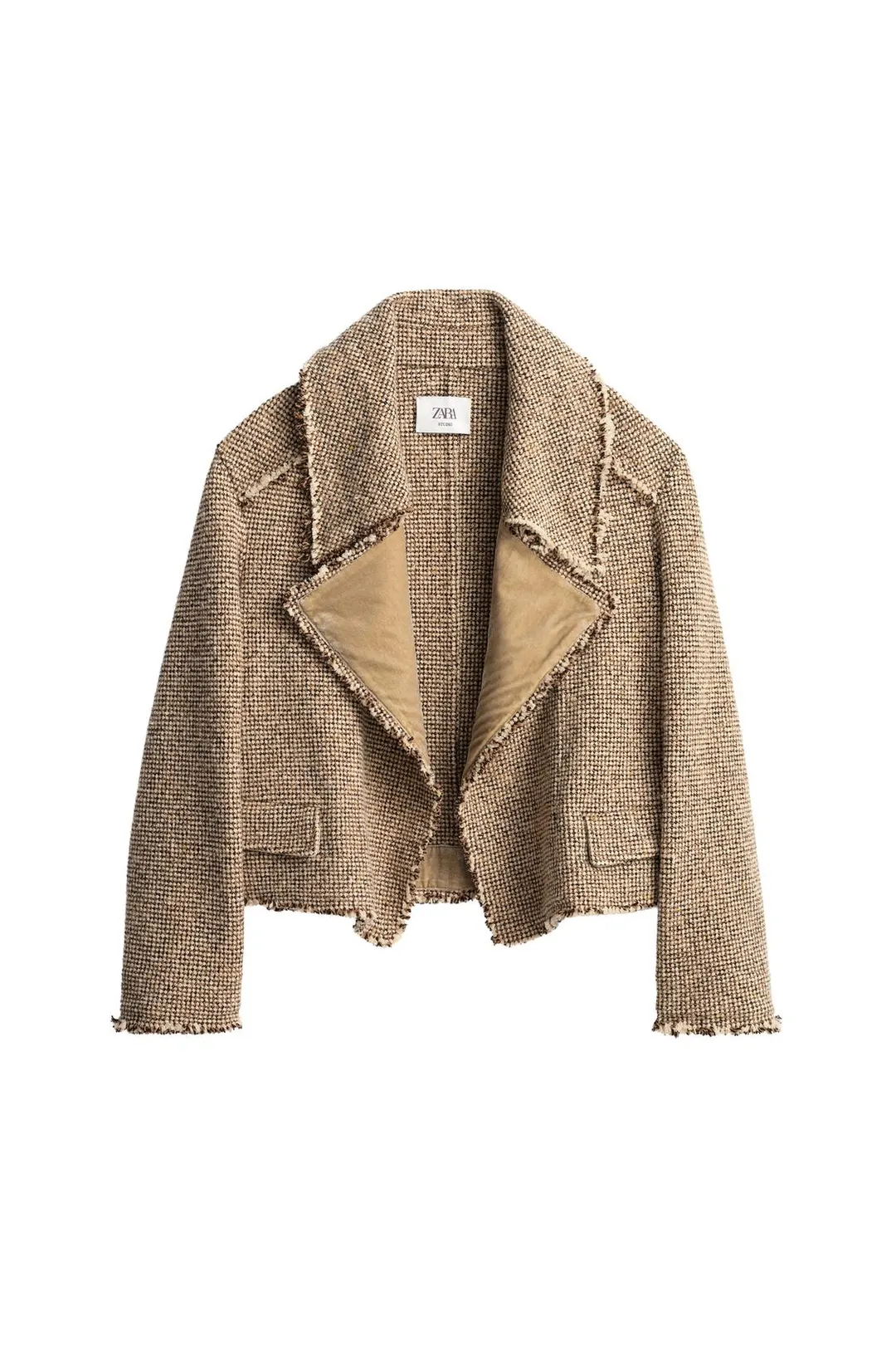 Структурированная куртка из смесовой шерсти Limited Edition, Zara