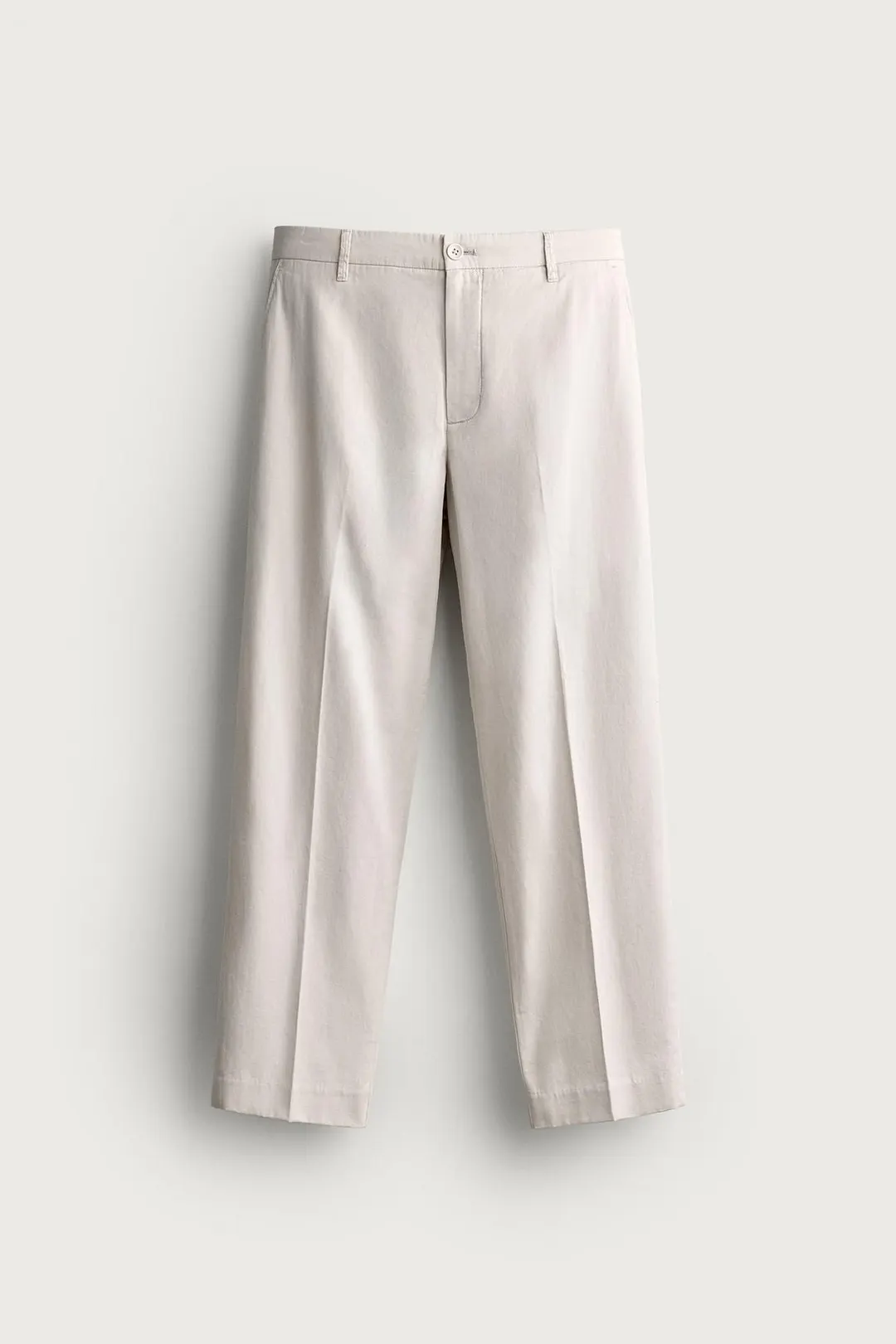 Брюки костюмные свободного кроя с эффектом стирки, Zara