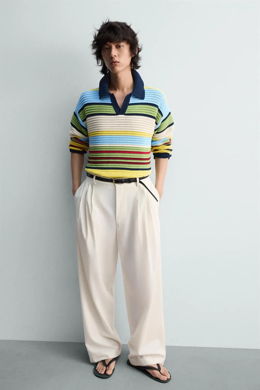 Сандалии с ремешками, Zara