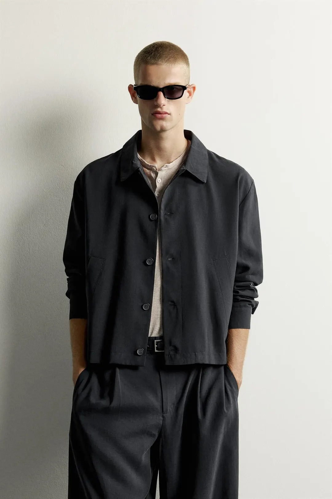 Струящаяся рубашка прямого кроя, Zara