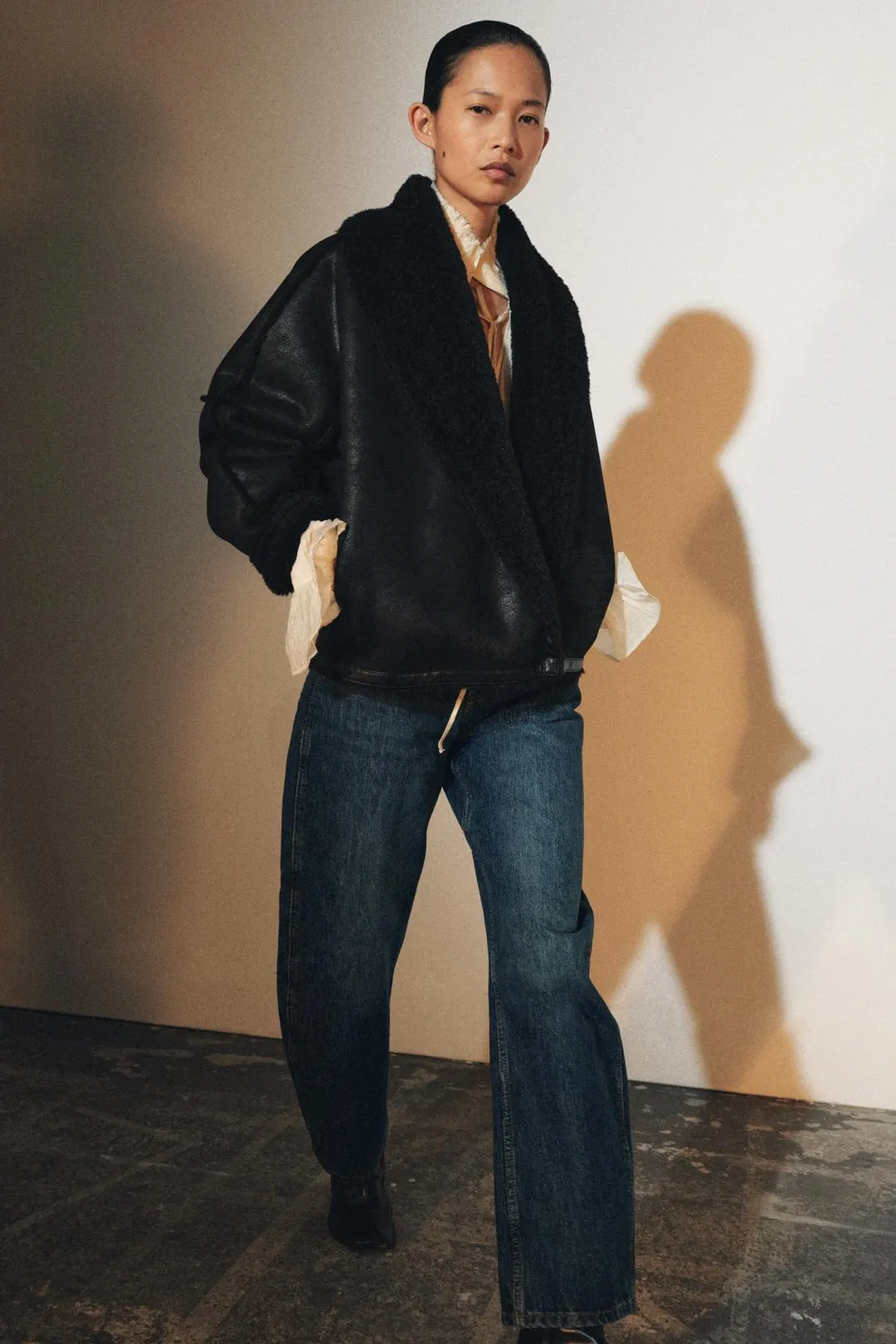 Куртка из искусственного меха ZW Collection, Zara