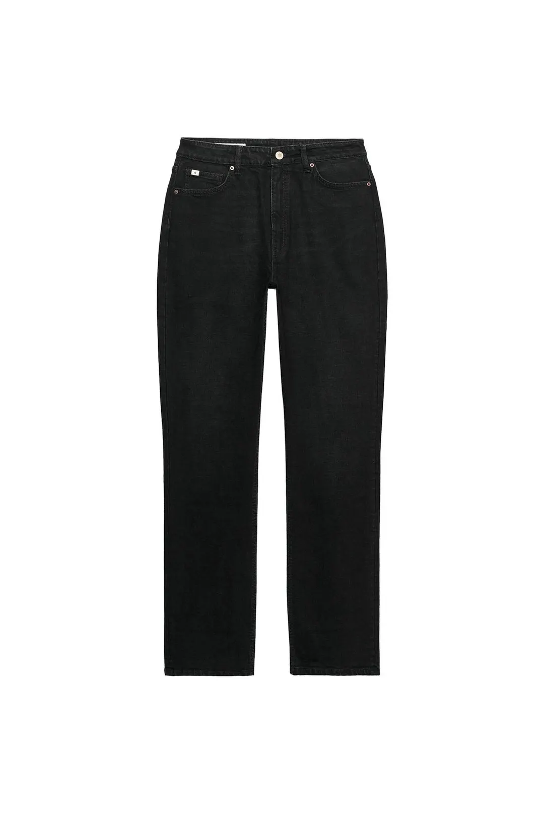 Джинсы slim fit comfort с высокой посадкой TRF, Zara