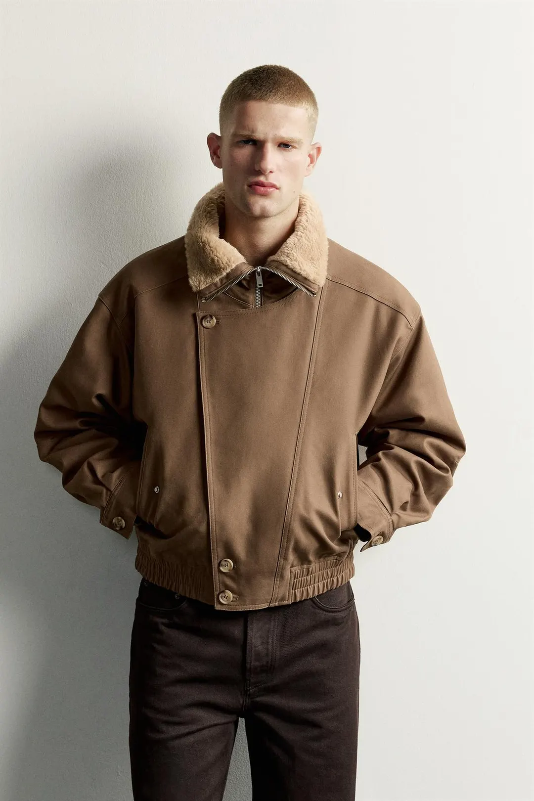 Куртка укороченная утепленная, Zara