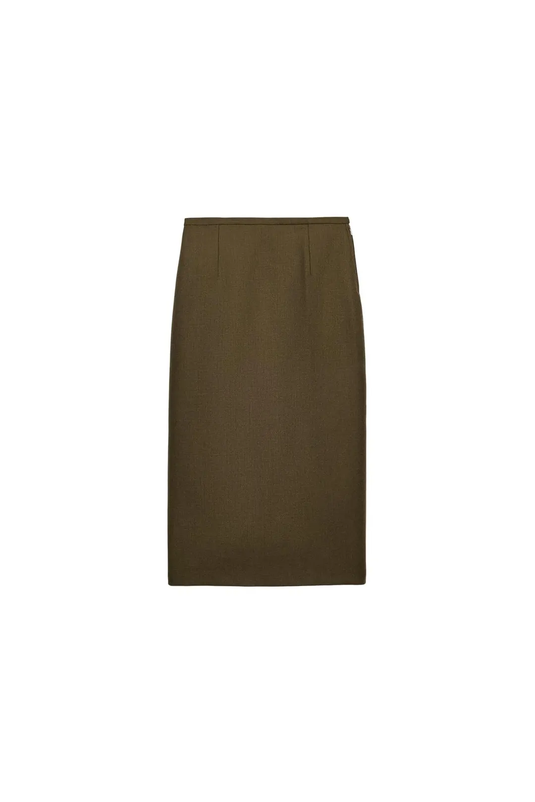 Юбка прямого кроя из 100% шерсти ZW Collection, Zara