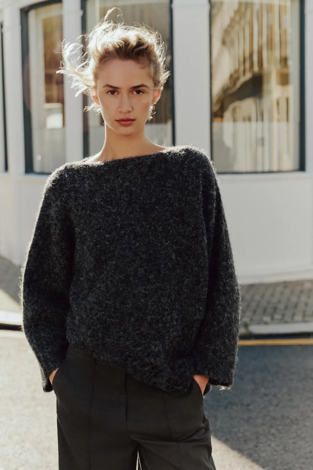 Джемпер асимметричного кроя, Zara