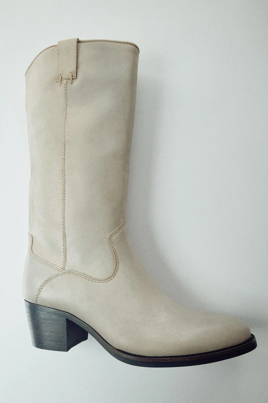 Кожаные ковбойские сапоги, Zara
