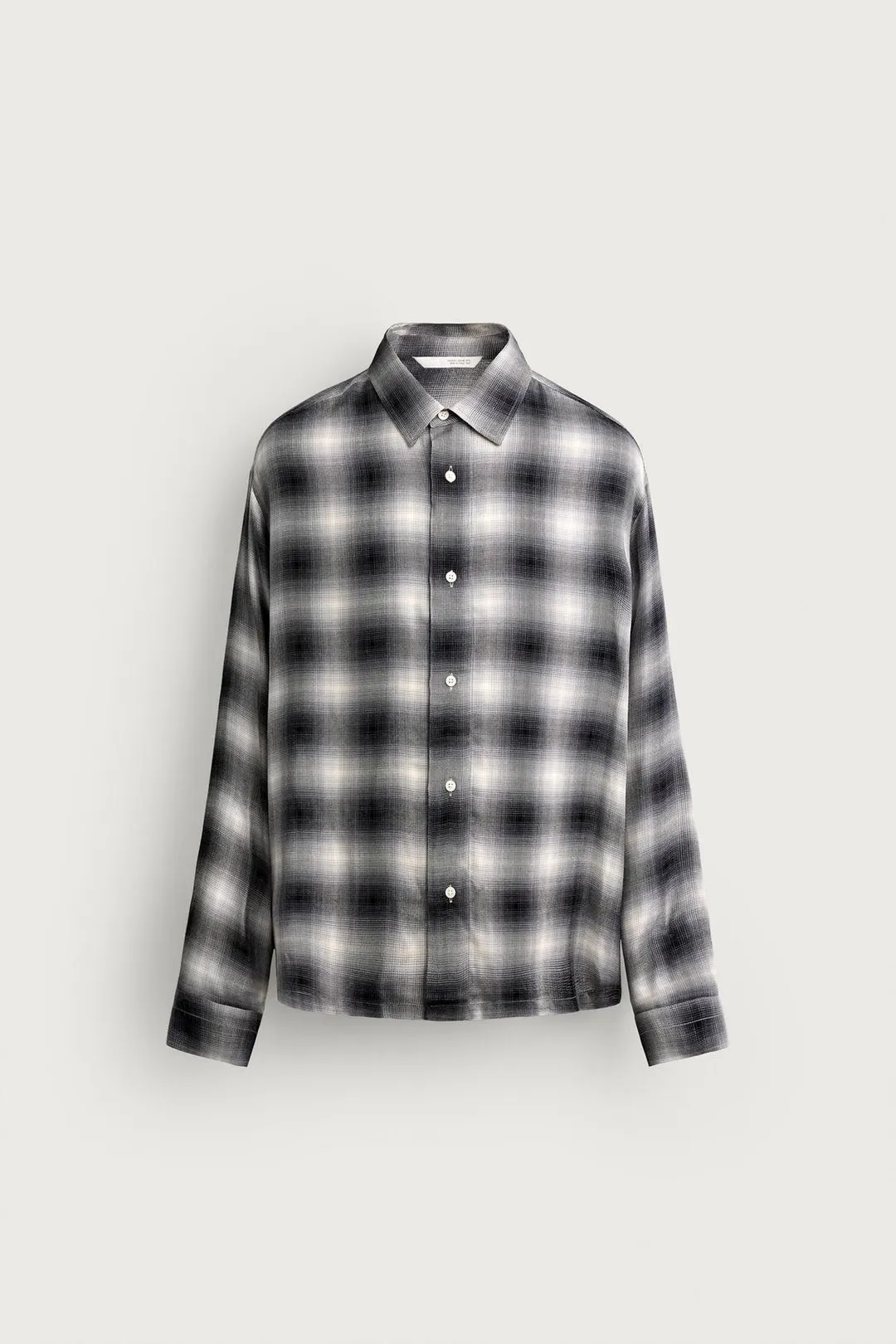 Рубашка струящаяся в клетку, Zara