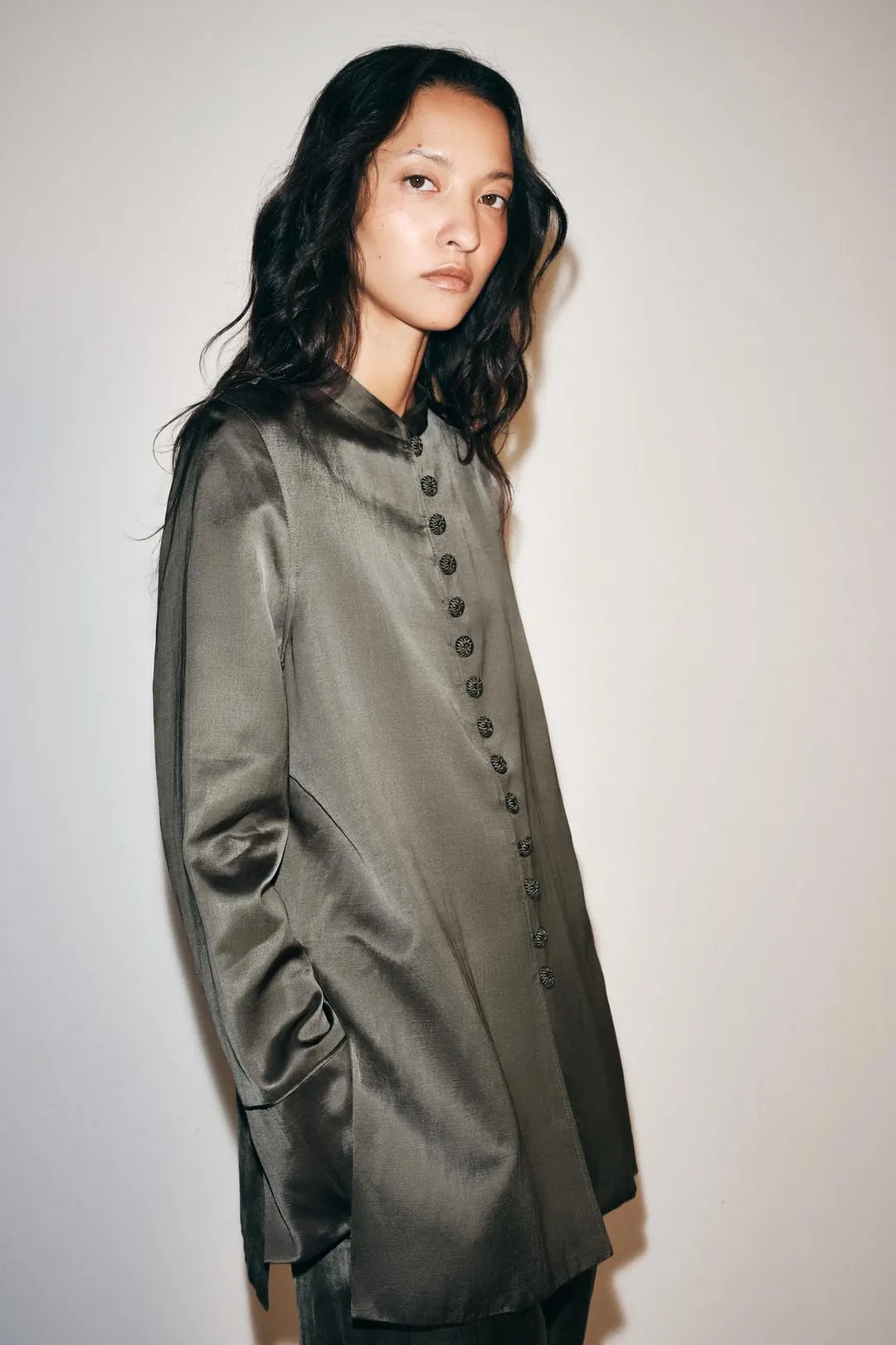 Атласная куртка ZW Collection, Zara