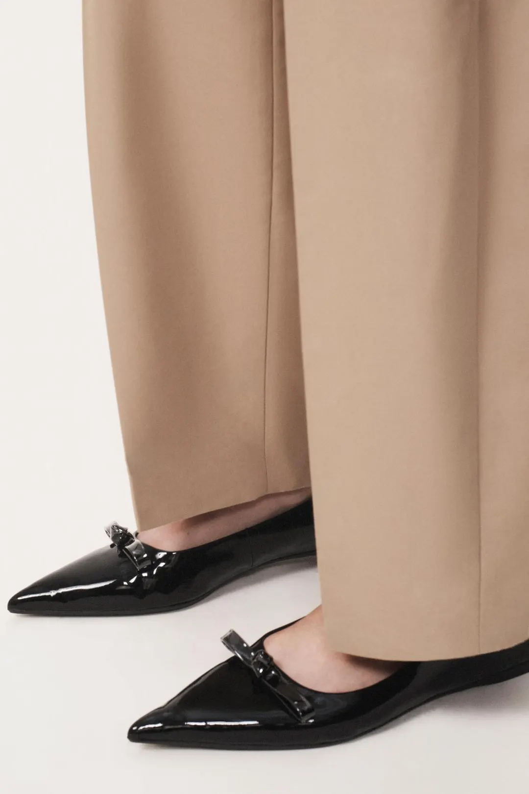 Туфли кожаные с бантом — THE ITEM ZARA WOMAN, Zara