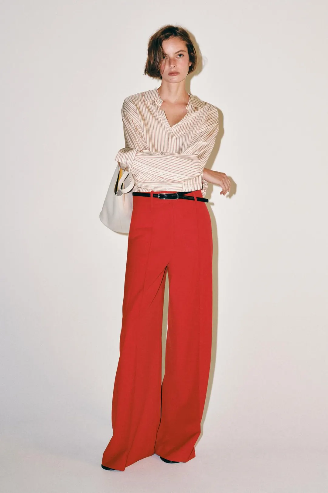 Брюки широкого кроя ZW Collection, Zara