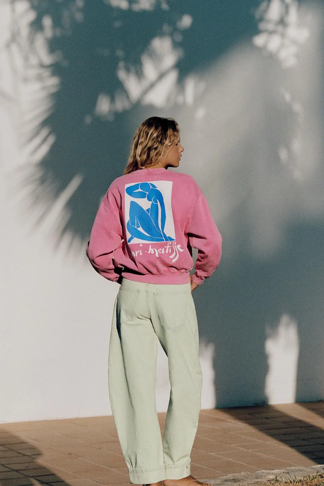 Свитшот Henri Matisse с эффектом стирки, Zara