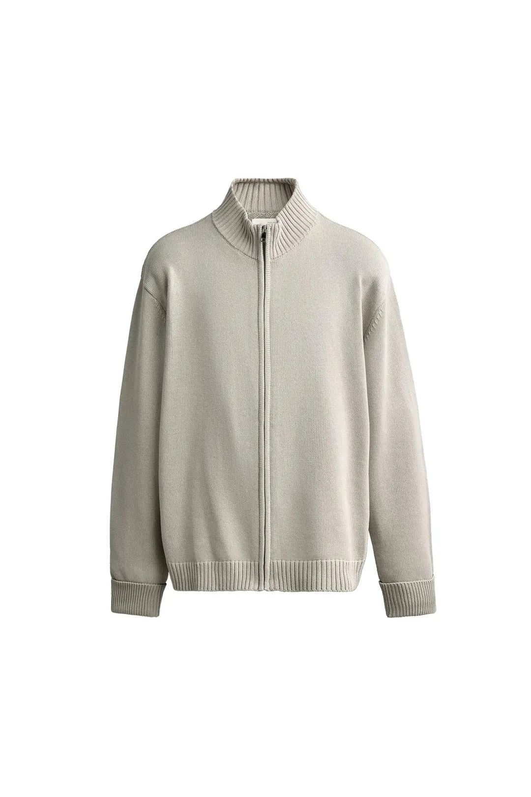 Трикотажный кардиган на молнии, Zara