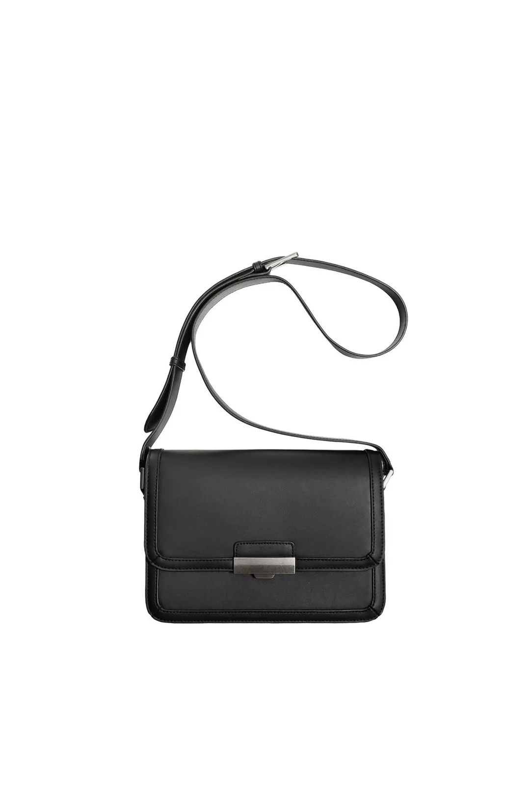 Сумка кросс-боди с металлической деталью, Zara