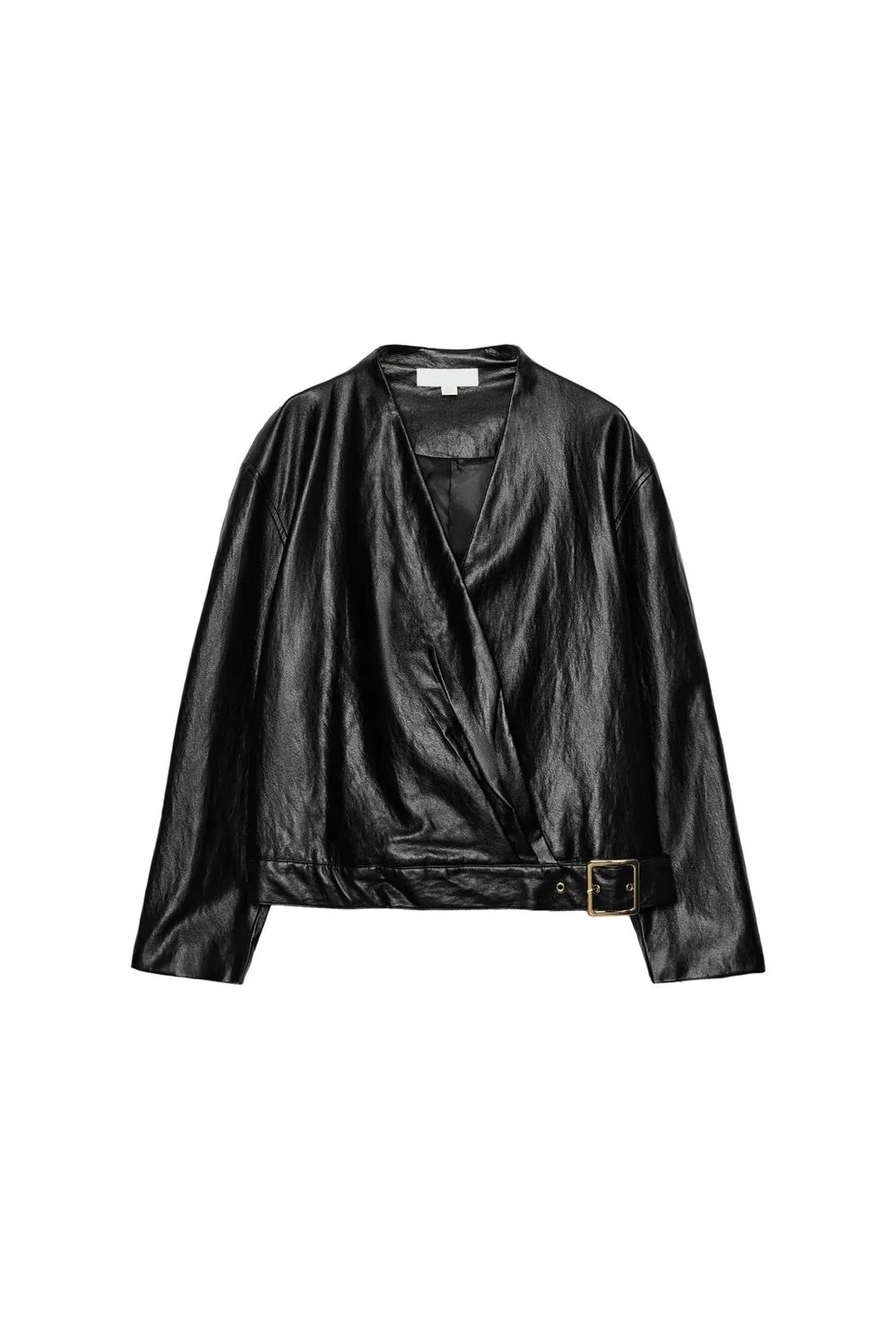 Куртка двубортная под кожу, Zara