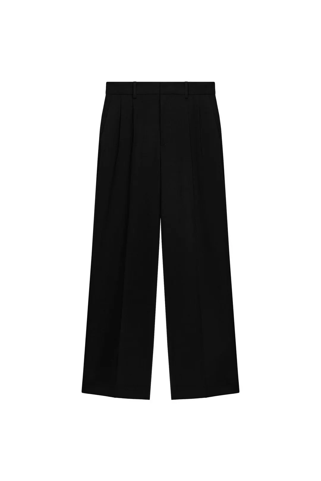 Брюки со складками и клапанами, Zara