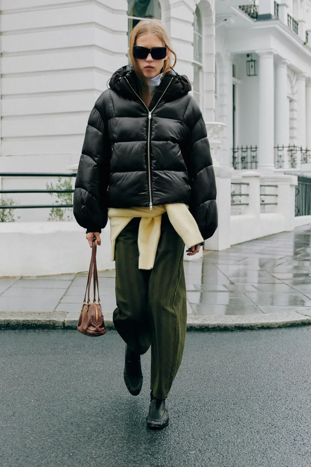 Утепленный водоотталкивающий анорак с капюшоном, Zara