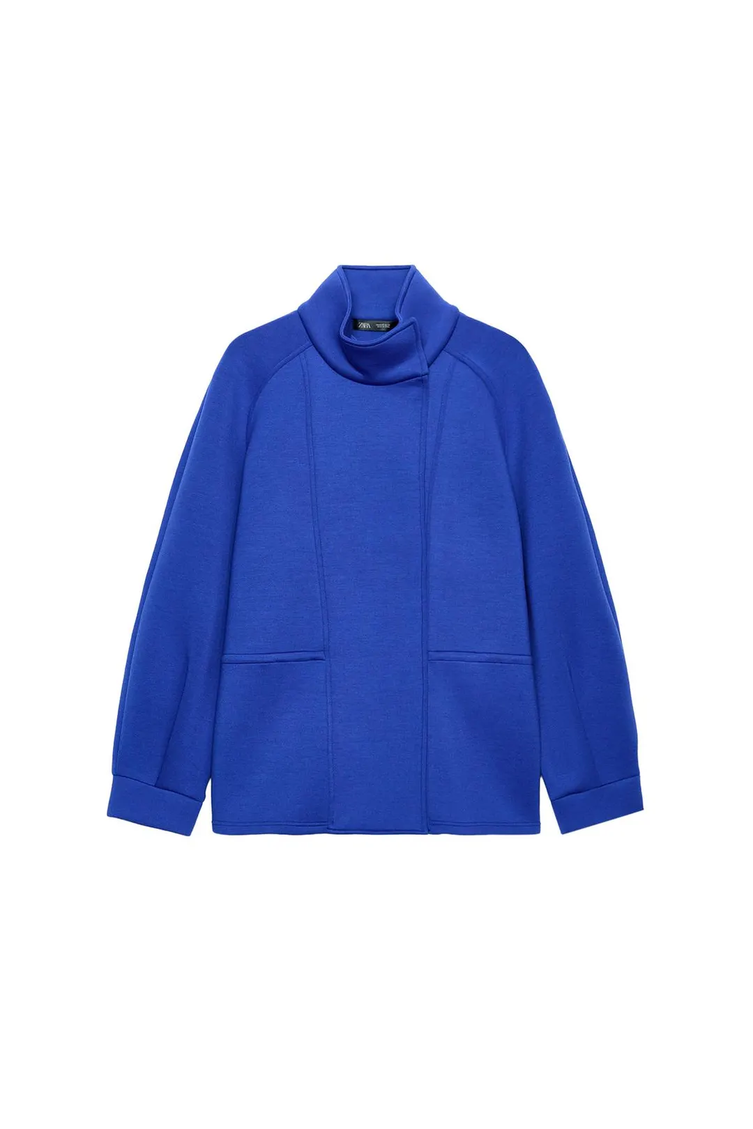 Куртка из технологичной ткани со сборками, Zara