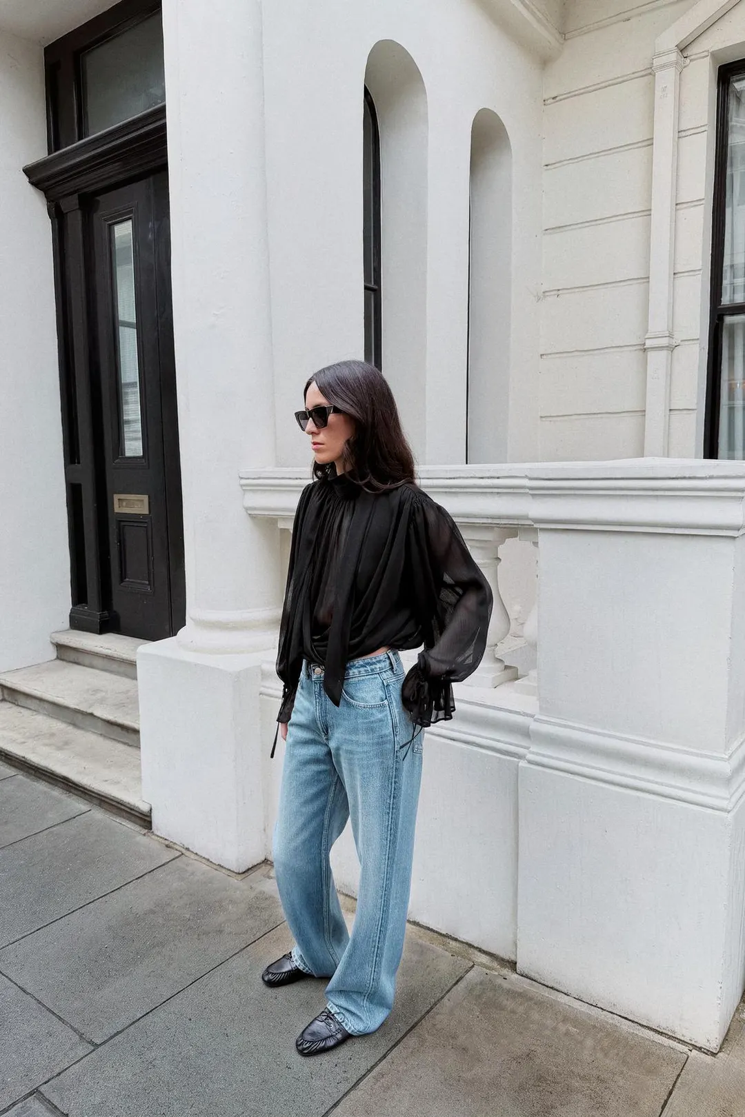 Топ драпированный с завязками сзади, Zara