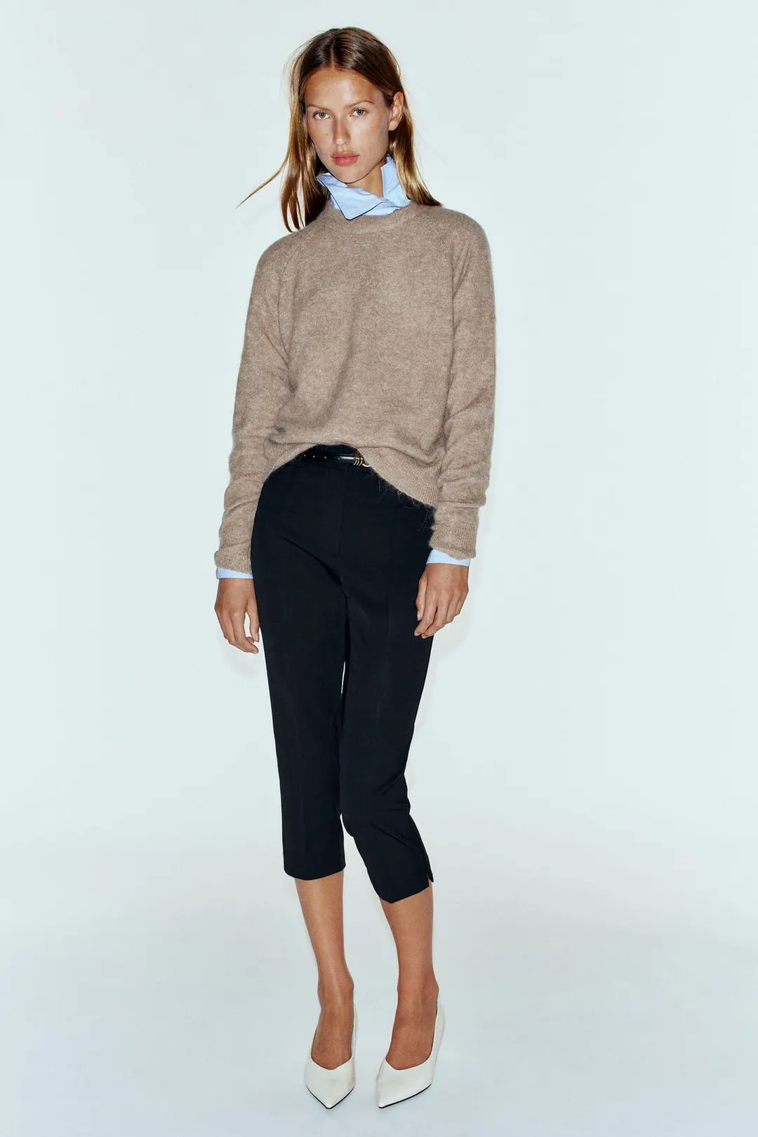 Свитер из смесовой шерсти с альпакой, Zara