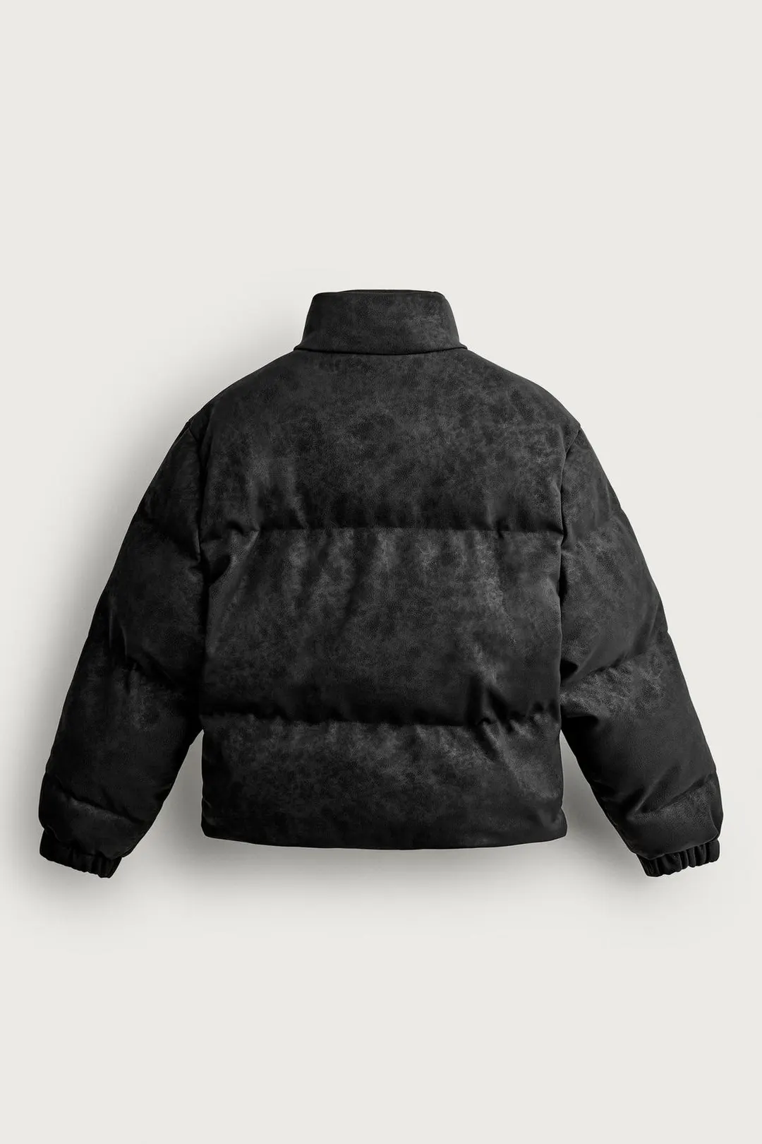 Куртка стеганая под состаренную кожу, Zara