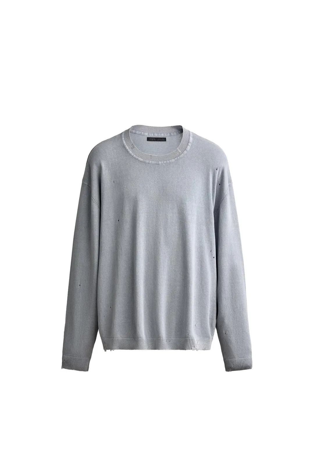 Легкий свитер с эффектом потертости, Zara