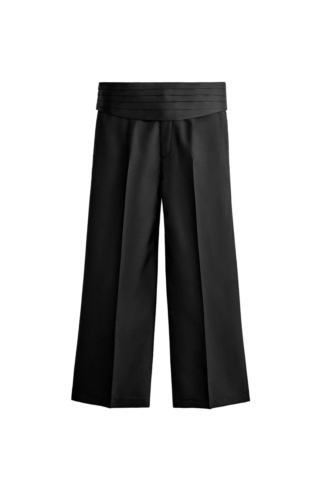 Костюмные брюки в стиле смокинга с поясом-кушаком, Zara