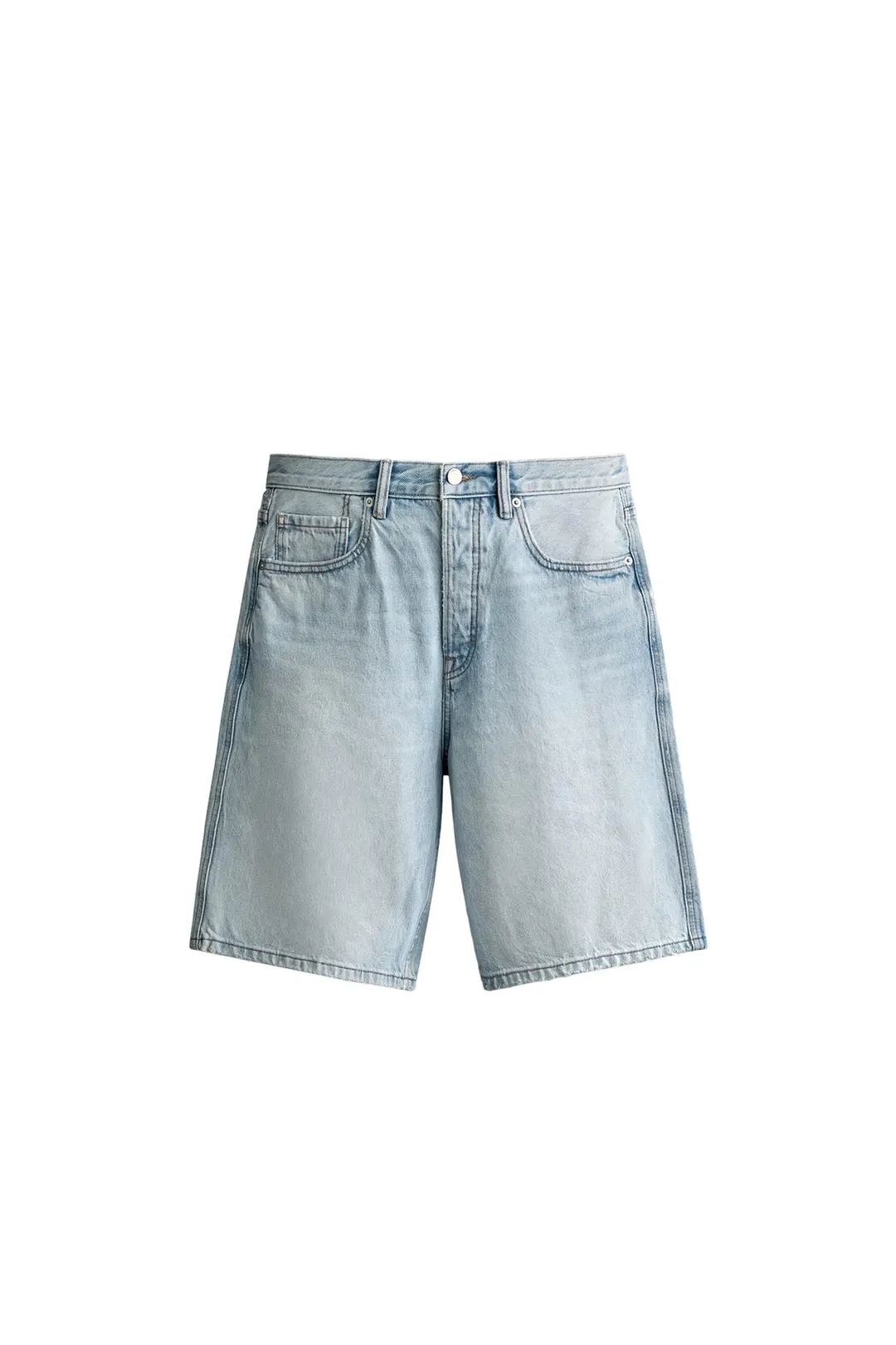 Джинсовые бермуды прямого кроя, Zara