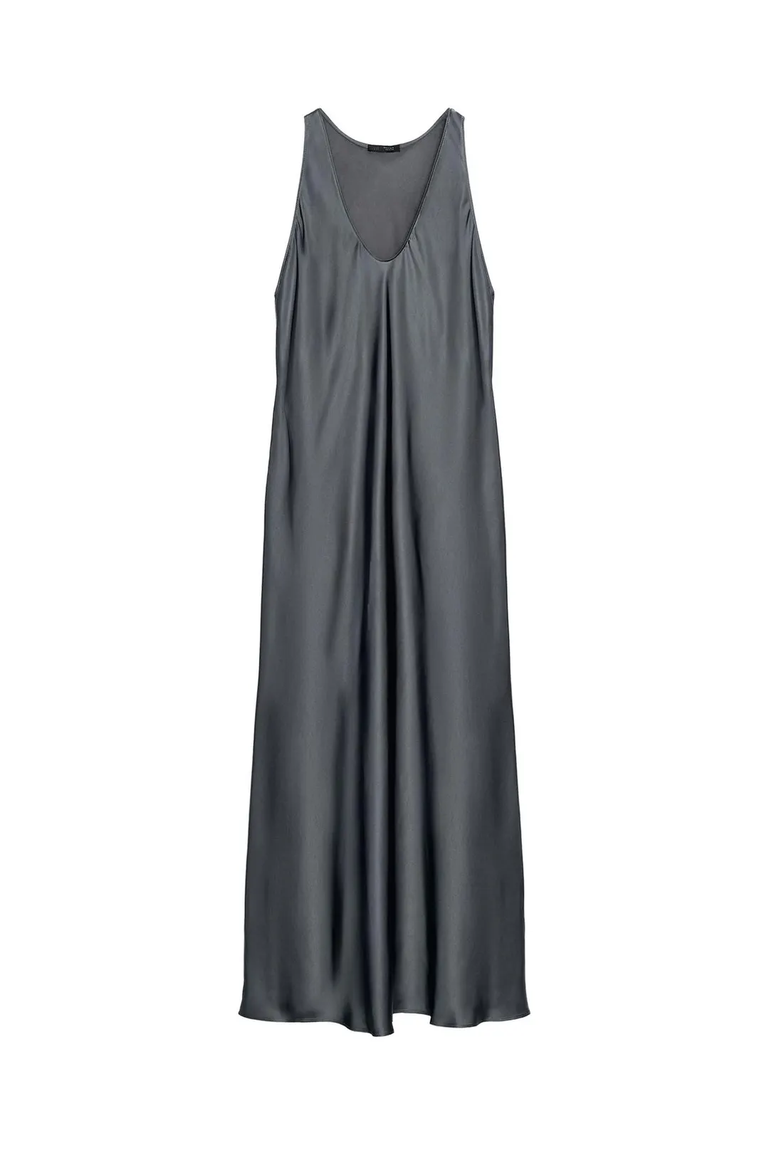 Платье длинное атласное ZW Collection, Zara
