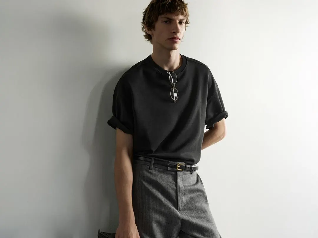Свитшот свободного кроя из интерлока, Zara