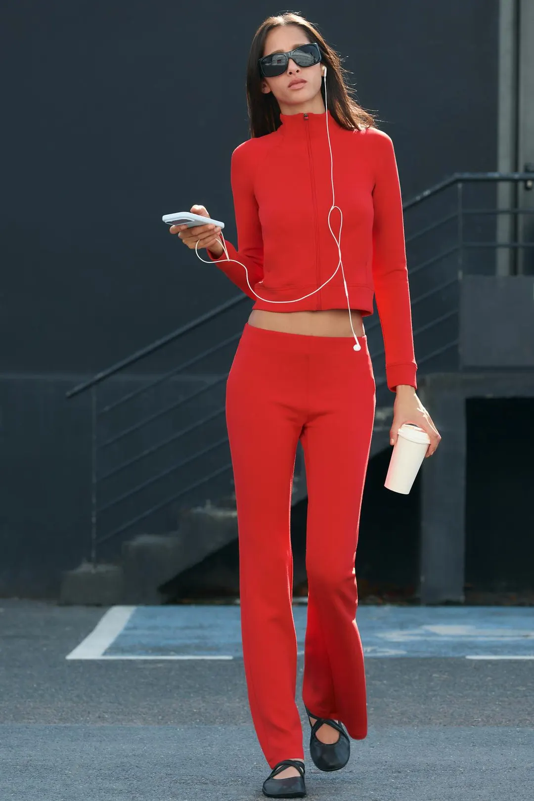 Куртка облегающего кроя на молнии, Zara