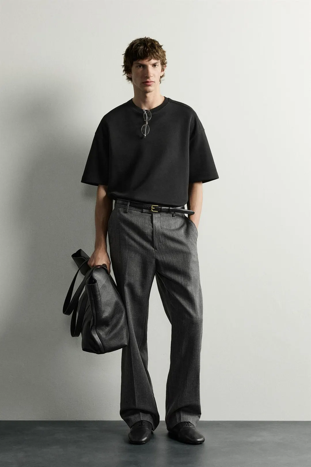 Свитшот свободного кроя из интерлока, Zara