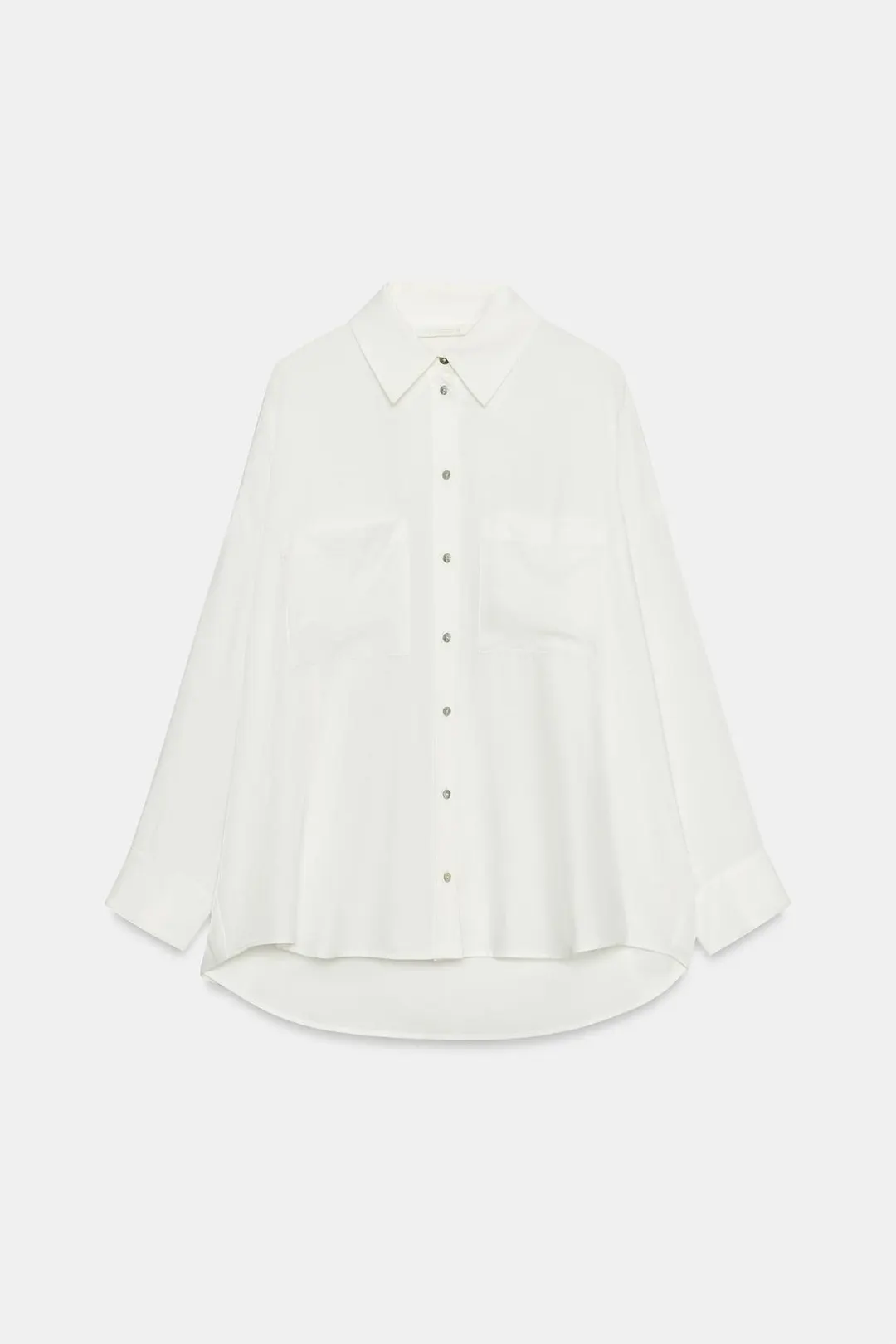 Струящаяся рубашка оверсайз, Zara