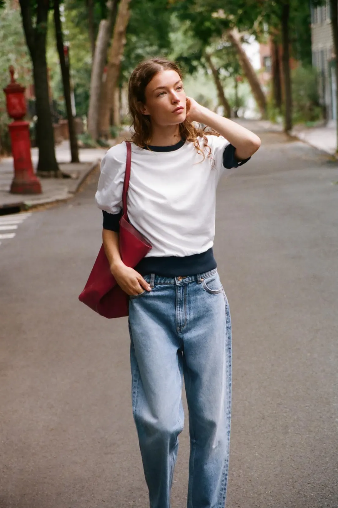 Футболка с кантом, Zara