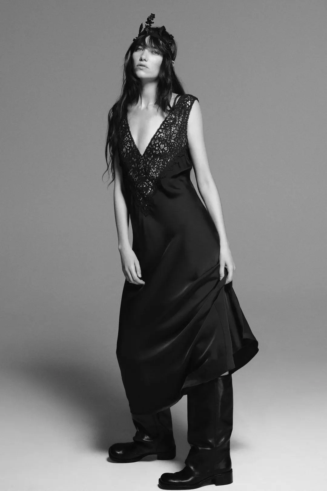 Кружевное платье ZW Collection, Zara