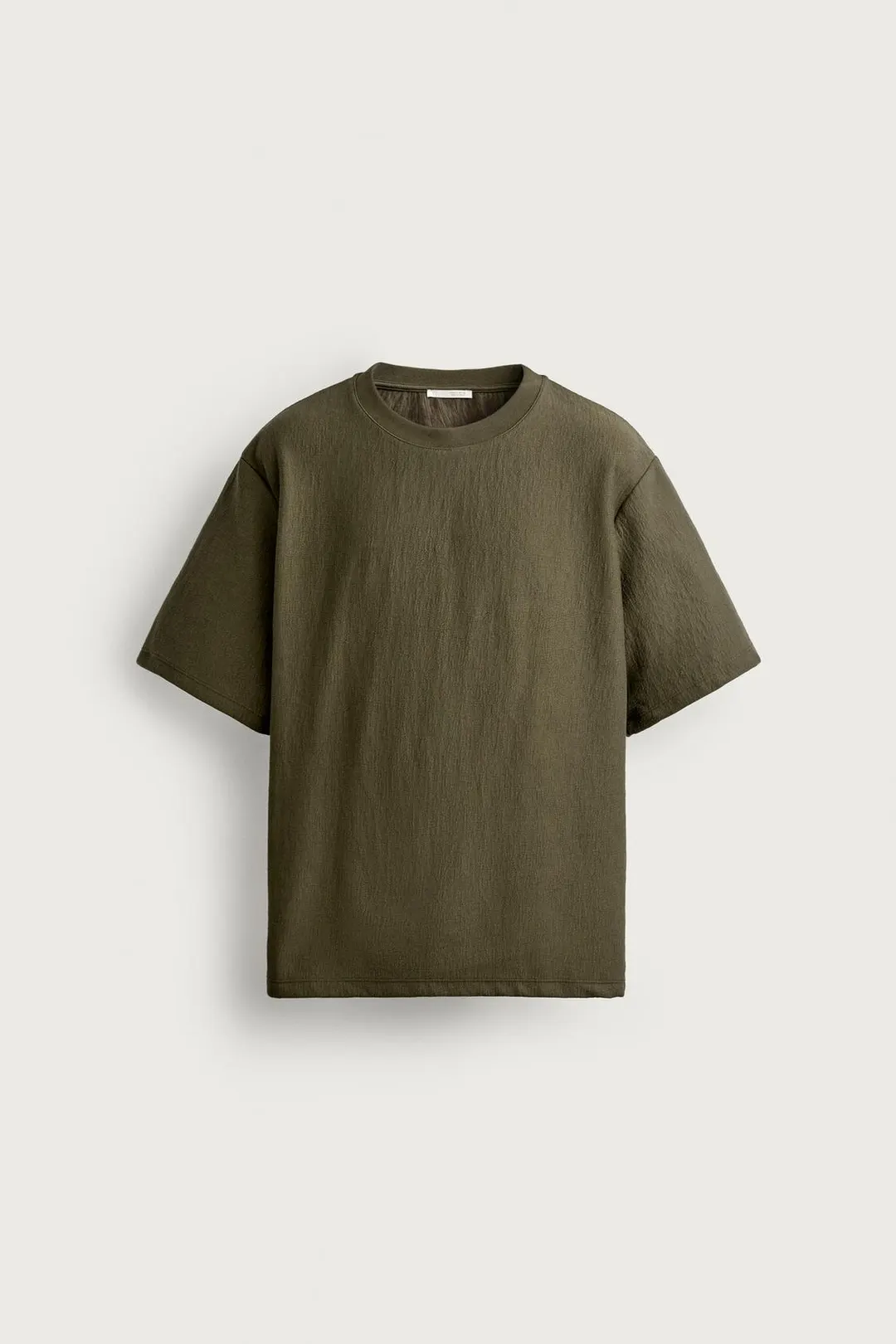 Футболка свободного кроя фактурная, Zara