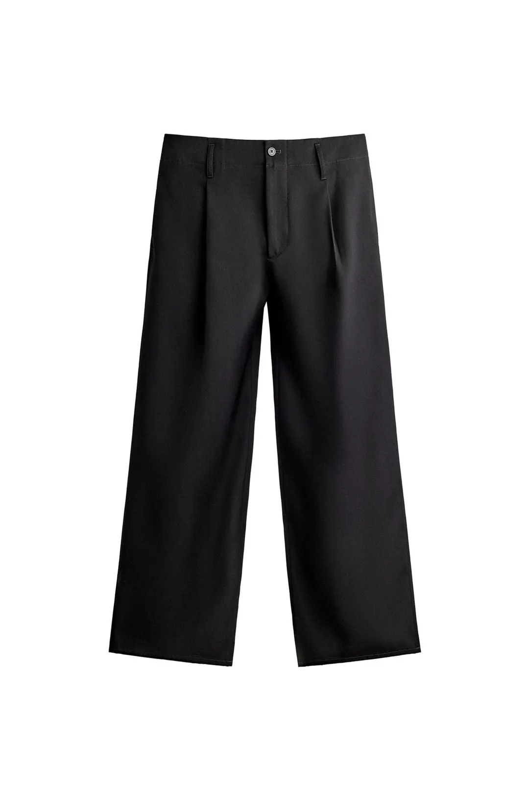 Костюмные брюки прямого кроя из 100% шерсти, Zara