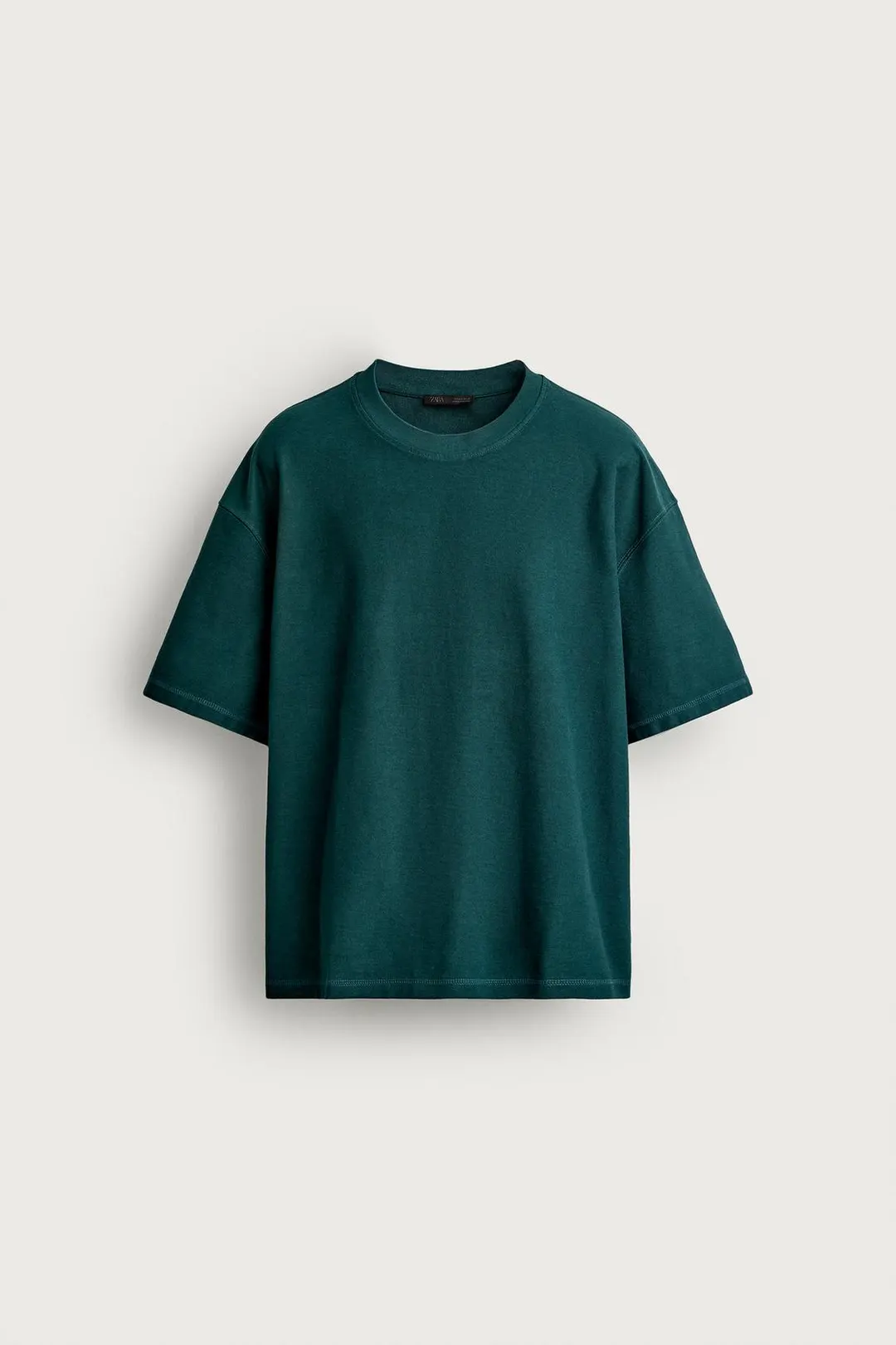 Футболка свободного кроя с декоративными швами, Zara