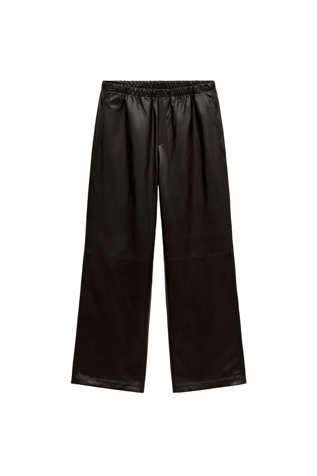Брюки-джоггеры под кожу ZW Collection, Zara