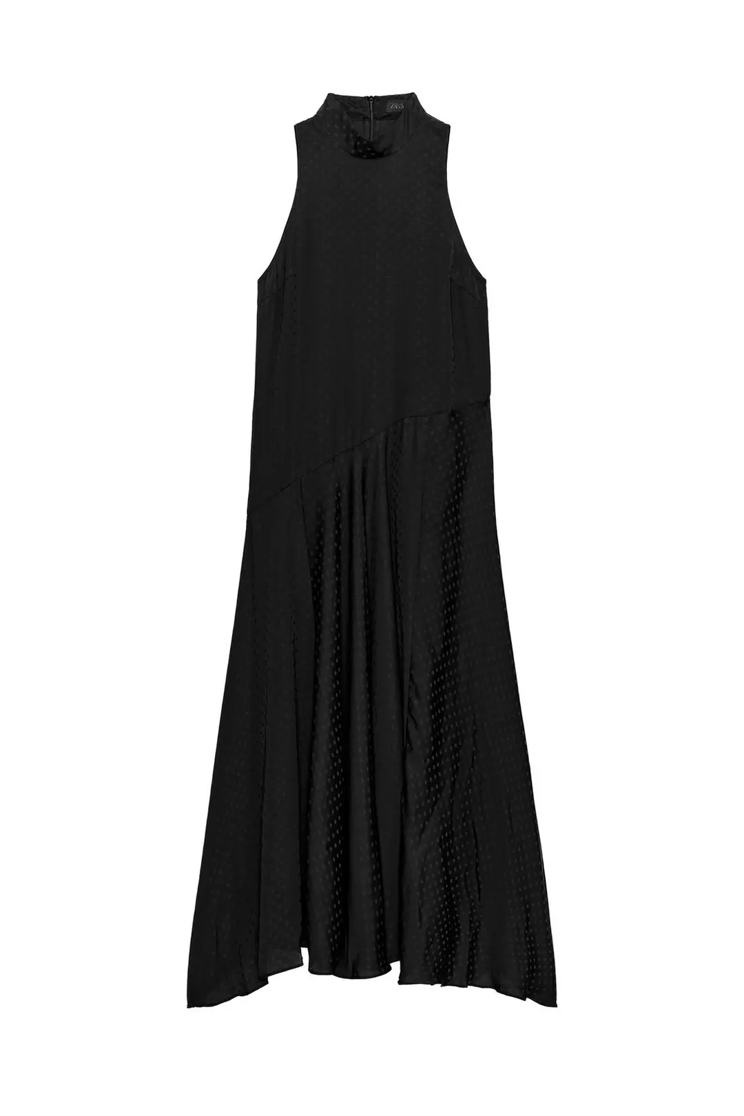 Длинное платье в горошек, Zara